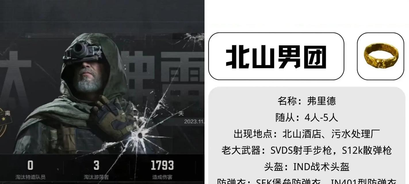 以暗区突围男团为主题的攻略指南（掌握暗区突围男团的打法）